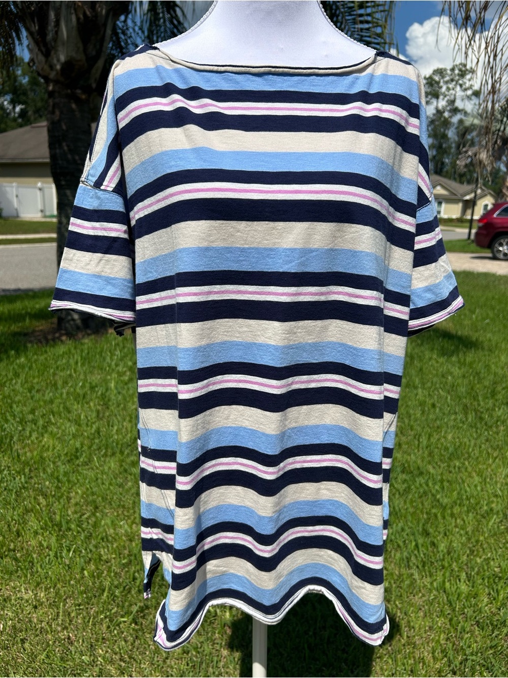 NWT🌷Aerie Off The Shoulder Oversized Boyfriend T-Shirt